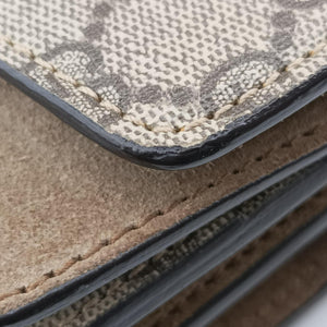 Pre-owned Gucci Dionysus Beige×Brown PVC coated canvas × suede 400249 shoulderbag | stylenewstar