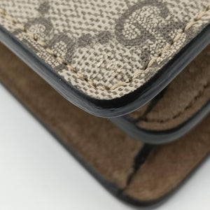 Pre-owned Gucci Dionysus Beige×Brown PVC coated canvas × suede 400249 shoulderbag | stylenewstar