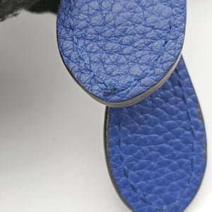 Pre-owned Celine luggage nano shopper Blue leather shoulderbag | stylenewstar