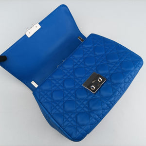 Secondhand Christian Dior Miss Dior Canage Blue lambskin shoulderbag | stylenewstar