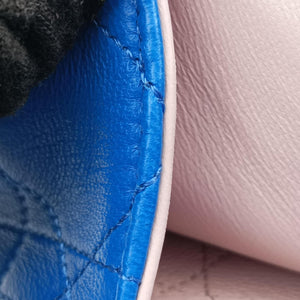 Secondhand Christian Dior Miss Dior Canage Blue lambskin shoulderbag | stylenewstar