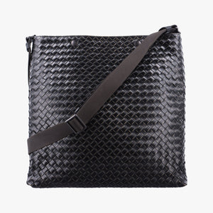 Secondhand Bottega Veneta Intrecciato Brown lambskin shoulderbag | stylenewstar