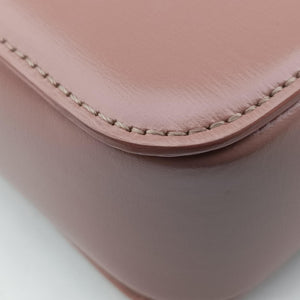 Pre-owned Celine Teen Triomphe Pink Leather 188423BF4 shoulderbag | stylenewstar
