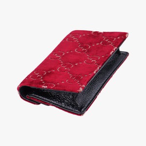 Pre-owned Gucci Dionysus Red×Black velour 476432 shoulderbag | stylenewstar