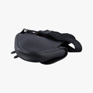 Secondhand Christian Dior saddle Black leather bum bag/waist bag | stylenewstar