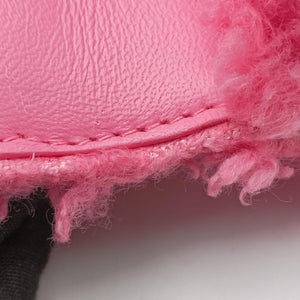 Secondhand Balenciaga Hourglass Pink wool 676384 shoulderbag | stylenewstar