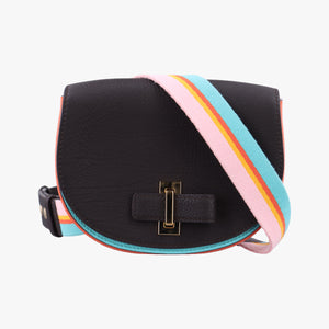 Vintage Delvaux Le Mutin Brown x Multicolor Leather shoulderbag | stylenewstar