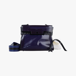 Pre-owned Delvaux Tempete Purple Vinyl shoulderbag | stylenewstar