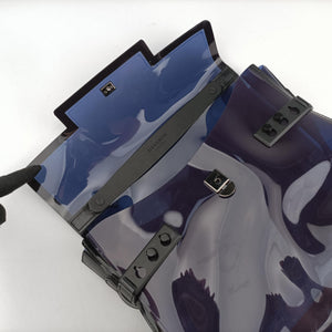 Pre-owned Delvaux Tempete Purple Vinyl shoulderbag | stylenewstar