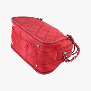 Pre-owned Chanel Wild Stitch Red Leather A67273 shoulderbag | stylenewstar