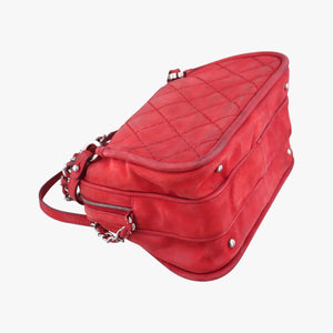 Pre-owned Chanel Wild Stitch Red Leather A67273 shoulderbag | stylenewstar