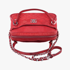Pre-owned Chanel Wild Stitch Red Leather A67273 shoulderbag | stylenewstar