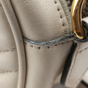 Secondhand Gucci GG Marmont White Leather 448065 shoulderbag | stylenewstar