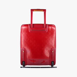Pre-owned Louis Vuitton Pegase 45 pomme d'amour Vernis M91278 suitcase | stylenewstar