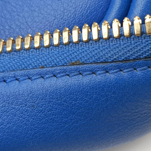 Pre-owned Loewe Amazona Blue Leather shoulderbag | stylenewstar