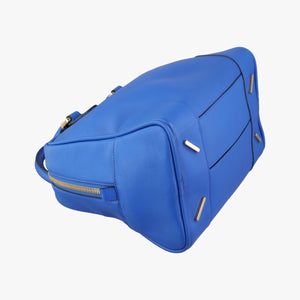 Pre-owned Loewe Amazona Blue Leather shoulderbag | stylenewstar