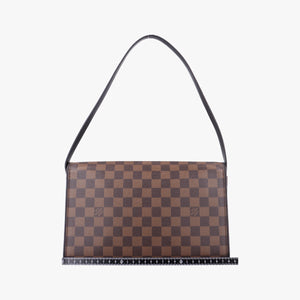 Pre-owned Louis Vuitton Tribeca Long EBENE Damier Canvas N51160 shoulderbag | stylenewstar
