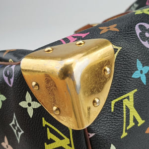 Secondhand Louis Vuitton SPEEDY 30 noir Monogram Multicolor M92642 handbag | stylenewstar