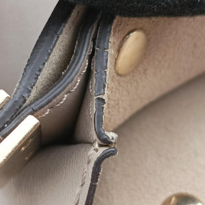 Vintage Chloe FAYE Grey Suede × leather shoulderbag | stylenewstar