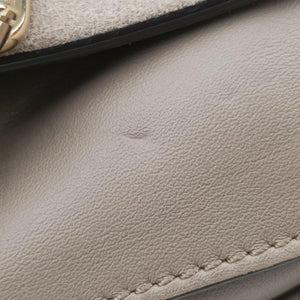 Vintage Chloe FAYE Grey Suede × leather shoulderbag | stylenewstar