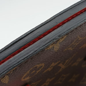 Secondhand Louis Vuitton PHENIX PM brown×COQUELICOT Monogram Canvas×calf leather M41537 shoulderbag | stylenewstar