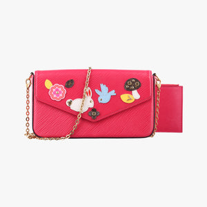 Secondhand Louis Vuitton Pochette Felicie pink Epi M62614 shoulderbag | stylenewstar