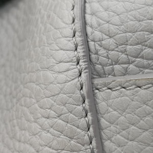 Pre-owned Christian Dior Saddle Grey Leather shoulderbag | stylenewstar