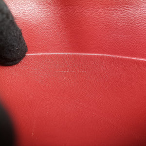 Secondhand Celine TROTTEUR Compact Red Leather crossbodybag | stylenewstar