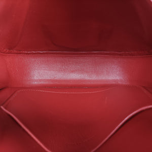 Secondhand Celine TROTTEUR Compact Red Leather crossbodybag | stylenewstar