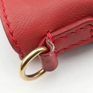Pre-owned Celine luggage nano shopper Orange Leather shoulderbag | stylenewstar