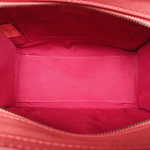 Pre-owned Celine luggage nano shopper Orange Leather shoulderbag | stylenewstar