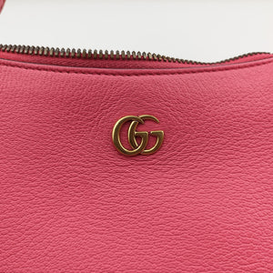 Pre-owned Gucci Aphrodite Pink Leather 739076 handbag | stylenewstar