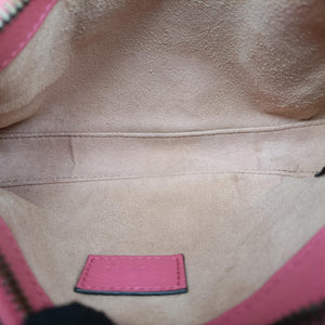 Pre-owned Gucci Aphrodite Pink Leather 739076 handbag | stylenewstar