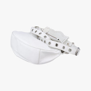 Pre-owned Balenciaga Le Cagole White lambskin shoulderbag | stylenewstar