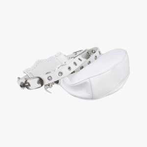 Pre-owned Balenciaga Le Cagole White lambskin shoulderbag | stylenewstar