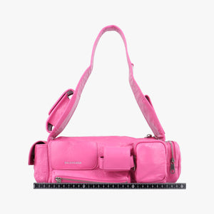 Secondhand Balenciaga Superbusy XS Sling Bag Pink leather 762516 shoulderbag | stylenewstar