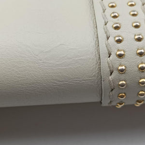Pre-owned Gucci Snaffle Bit White Leather 263984 shoulderbag | stylenewstar