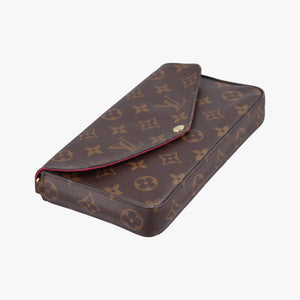 Vintage Louis Vuitton Pochette Felicie Brown Monogram Canvas M61276 shoulderbag | stylenewstar