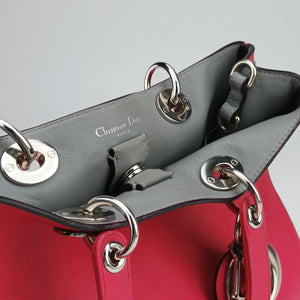 Secondhand Christian Dior Diorissimo Rose Leather shoulderbag | stylenewstar