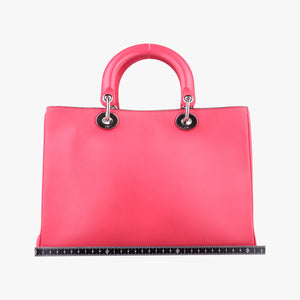 Secondhand Christian Dior Diorissimo Rose Leather shoulderbag | stylenewstar
