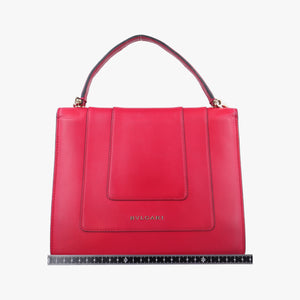 Pre-owned Bvlgari SERPENTI FOREVER Pink Leather shoulderbag | stylenewstar