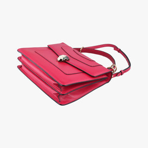 Pre-owned Bvlgari SERPENTI FOREVER Pink Leather shoulderbag | stylenewstar