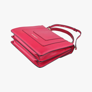 Pre-owned Bvlgari SERPENTI FOREVER Pink Leather shoulderbag | stylenewstar