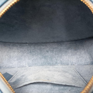 Pre-owned Celine Oval Purse Cuir Triomphe Blue Leather shoulderbag | stylenewstar