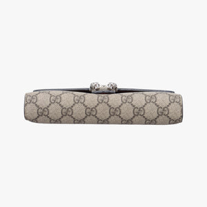 Pre-owned Gucci Dionysus beige PVC coated canvas 401231 shoulderbag | stylenewstar