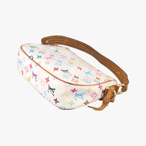 Vintage Louis Vuitton LODGE PM white Monogram Multicolor M40053 shoulderbag | stylenewstar