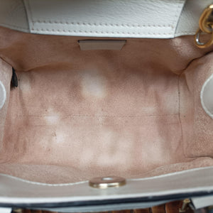 Pre-owned Gucci Diana Mini White Leather 655661 shoulderbag | stylenewstar