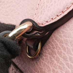 Secondhand Gucci Interlocking G charm Dome Pink Leather 449661 shoulderbag | stylenewstar