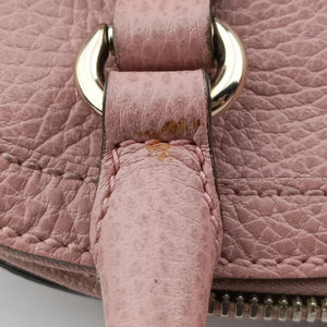 Secondhand Gucci Interlocking G charm Dome Pink Leather 449661 shoulderbag | stylenewstar