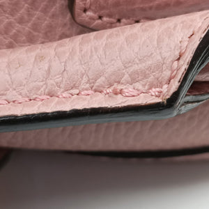 Secondhand Gucci Interlocking G charm Dome Pink Leather 449661 shoulderbag | stylenewstar